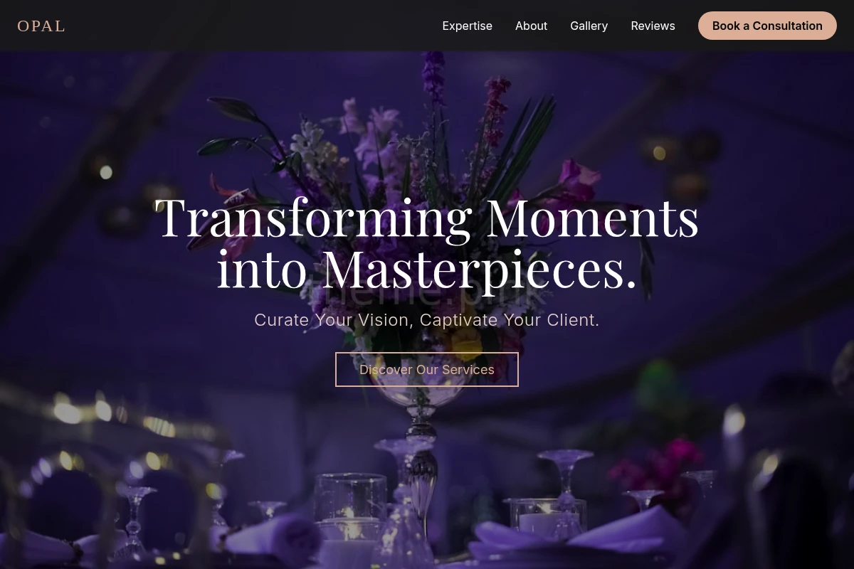 Opal Event Planning